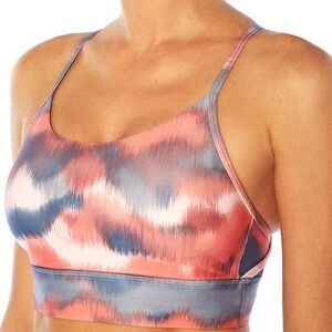 Marika Orange and Gray Sports Bra Medium Support